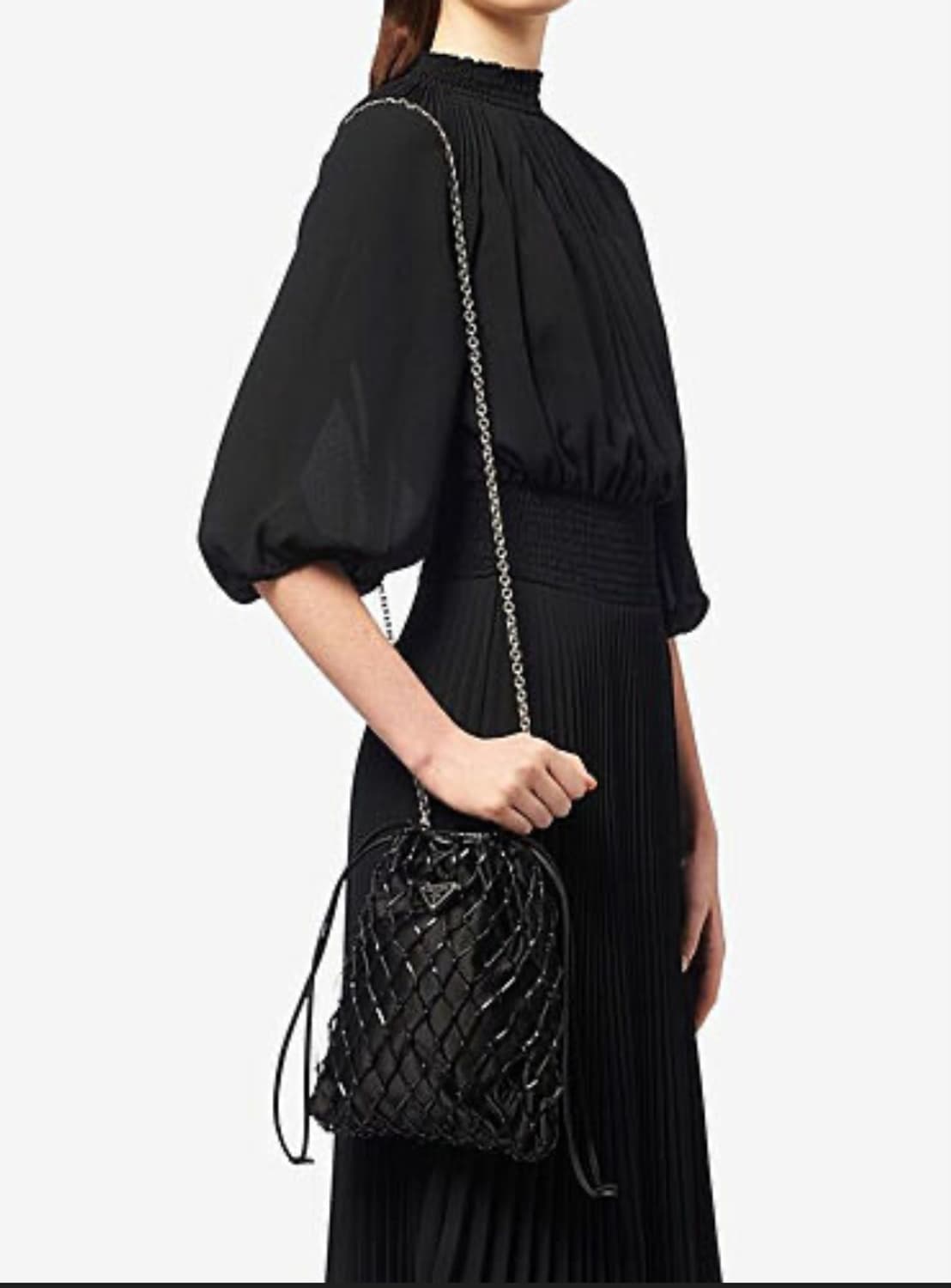 [A+ 정품] 프라다 네트 버킷백 크로스 상품이미지8