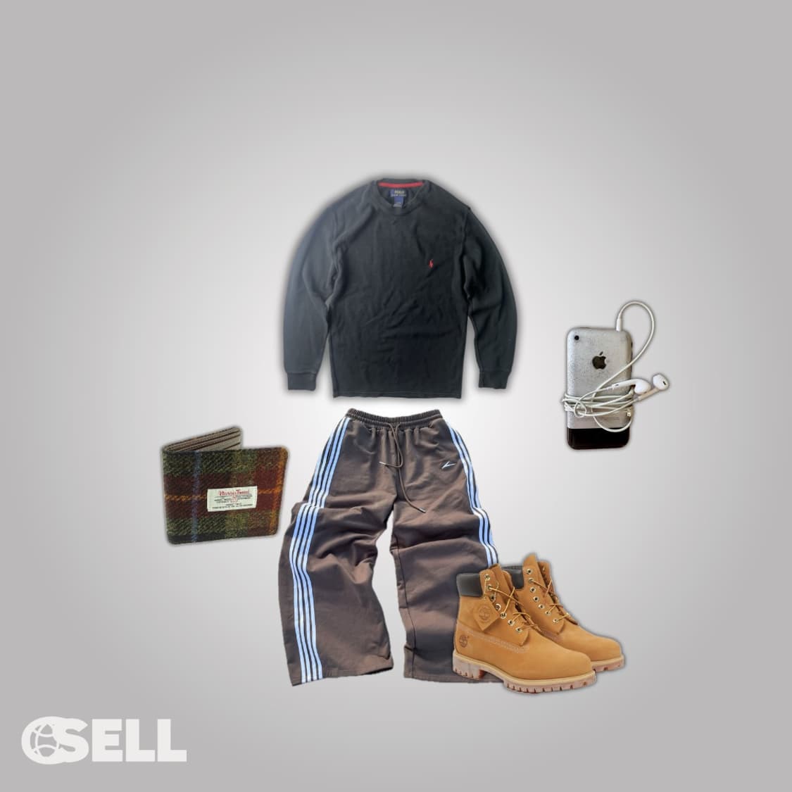 폴로 와플 긴팔 롱슬리브 상품이미지2