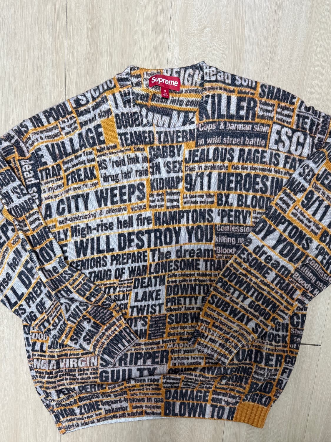 [M] 슈프림 X 대쉬스노우 스웨터 멀티컬러 25fw 상품이미지2