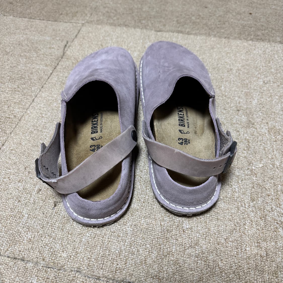 버켄스탁 루트리 스웨이드 연보라 새상품 팝니다 상품이미지7