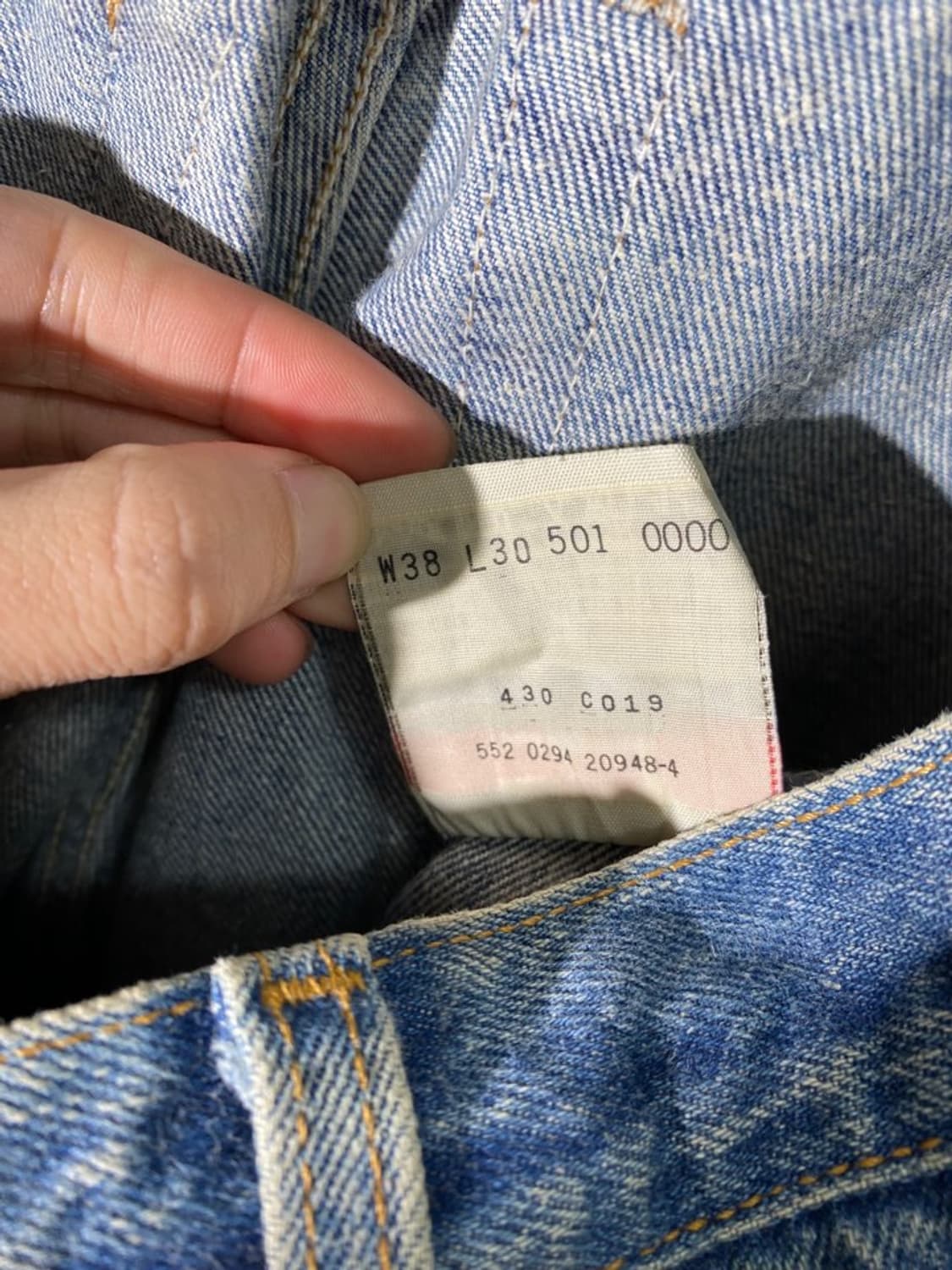 리바이스501xx 90s usa made 데님 팬츠 상품이미지5