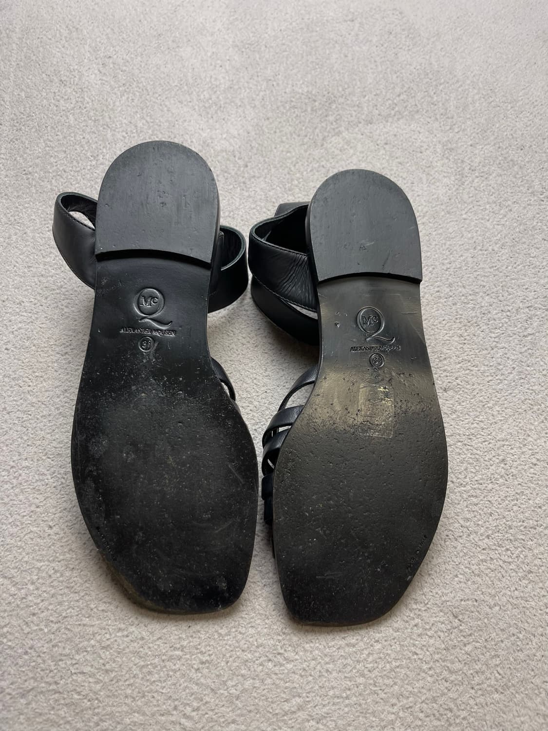 [38] 알렉산더 맥퀸 leather sandals -250 상품이미지5