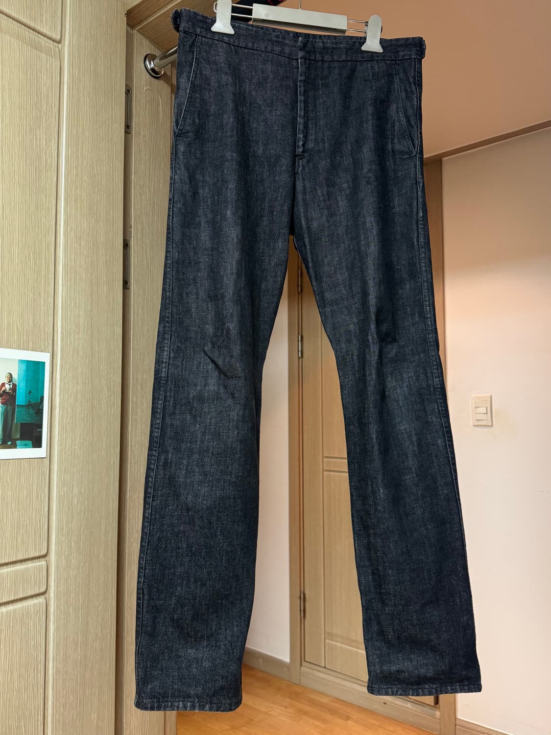 꼼데 셔츠 라인/블랙 데님 트라우져  상품이미지1