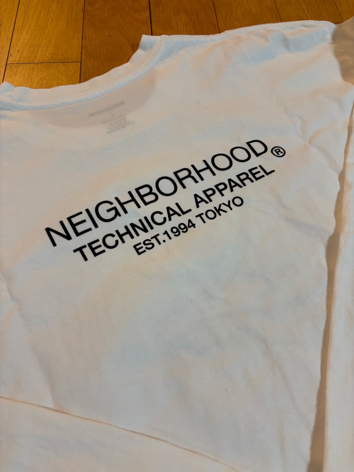 네이버후드 스컬 롱슬리브 화이트 상품이미지4