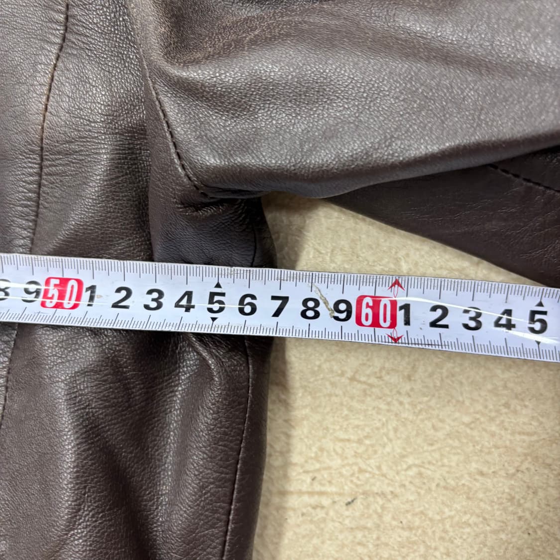 빈티지 브라운 양가죽 자켓 상품이미지5