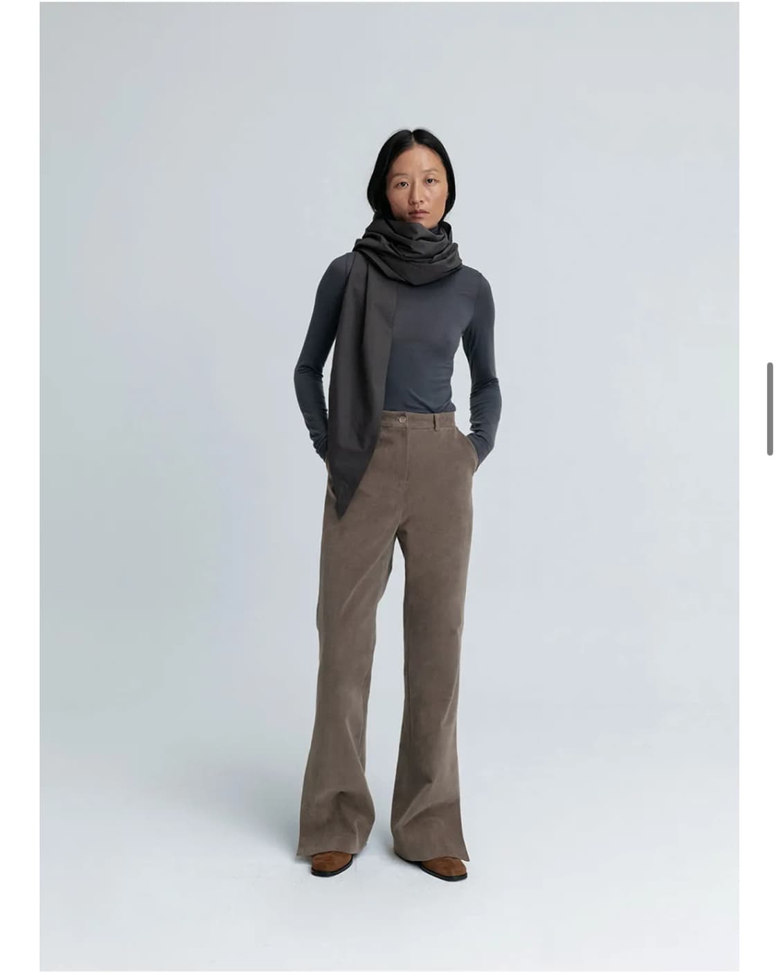 LFM 코듀로이 플레어 버튼 팬츠 상품이미지1