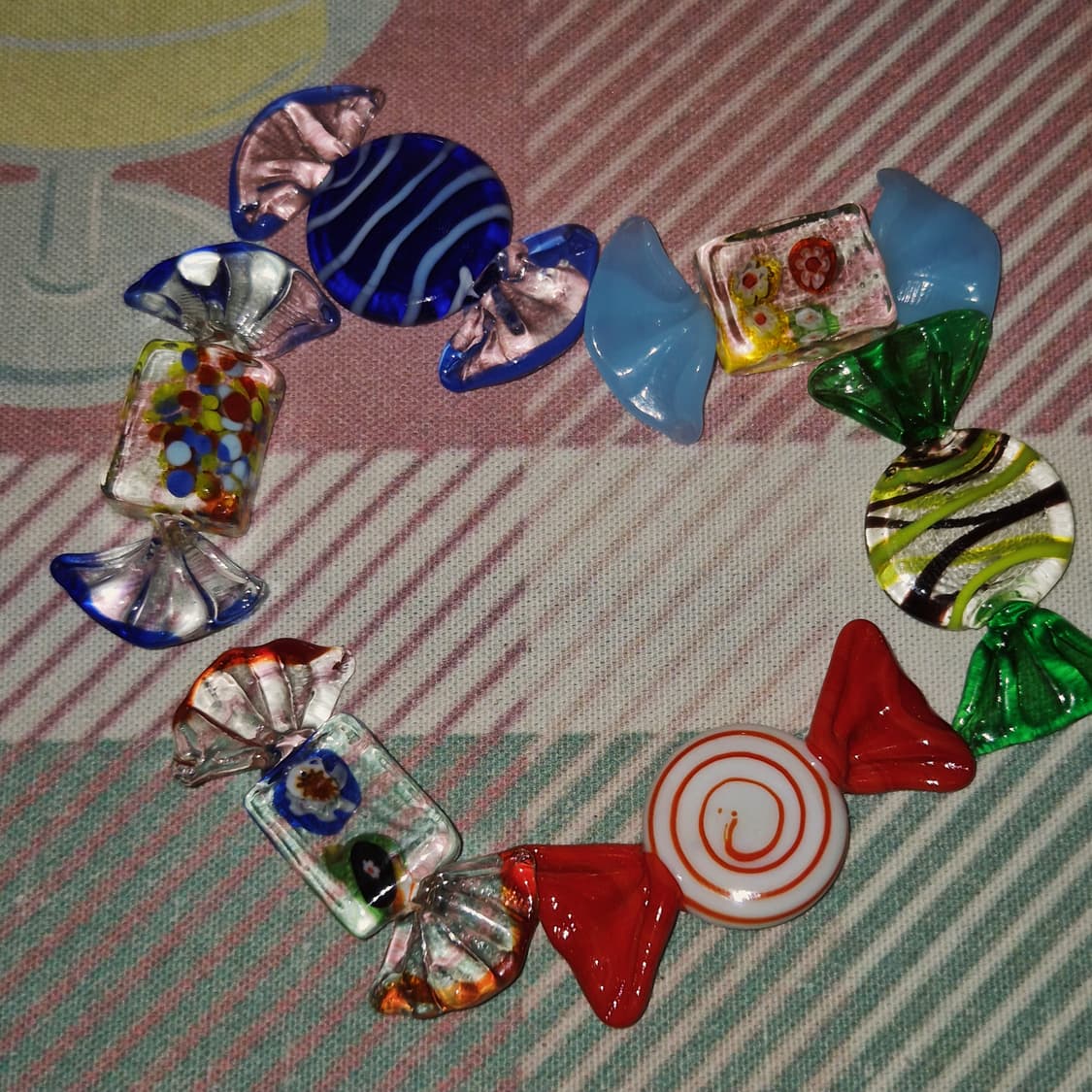 80s 이탈리아 무라노 핸드블로운 빅 캔디 세트 상품이미지8