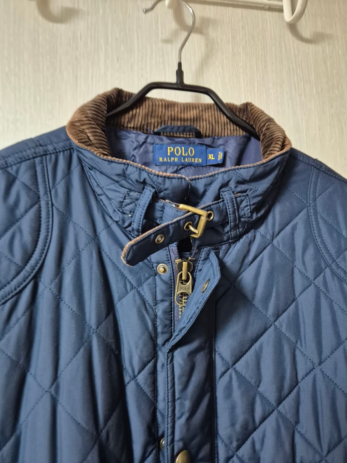 (정품) 폴로 코듀로이카라 퀼팅자켓 XL 누빔자켓 상품이미지4
