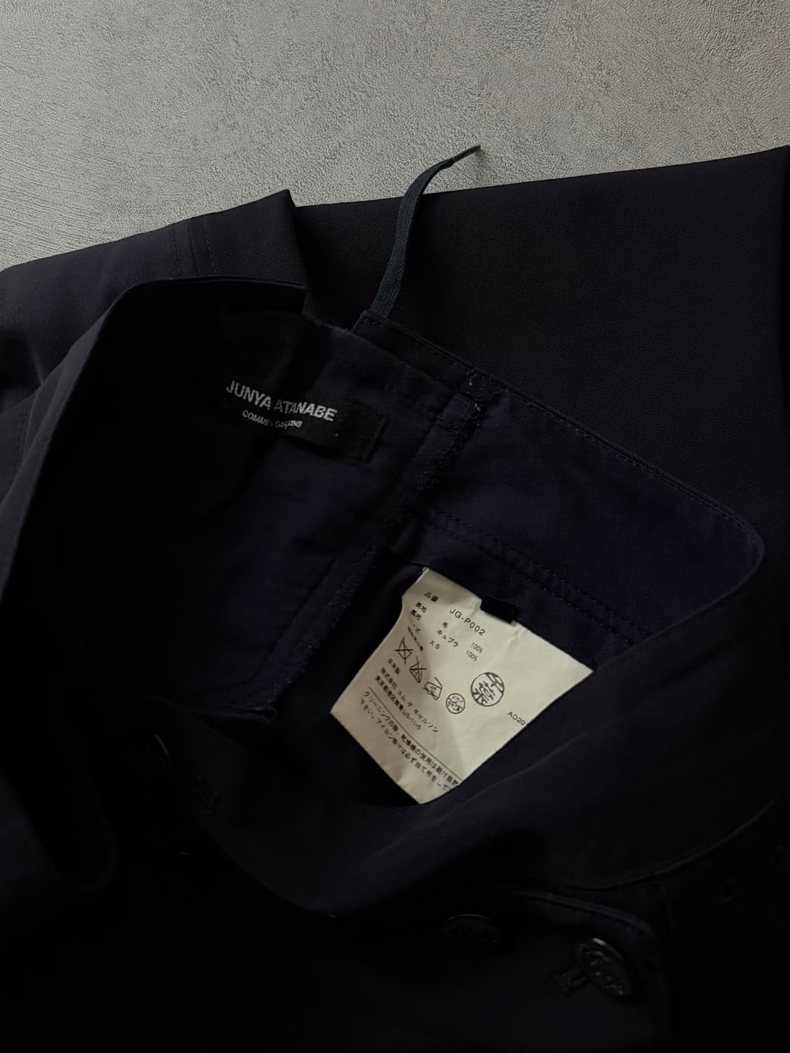 준야와타나베 버튼 울 크롭팬츠 상품이미지5