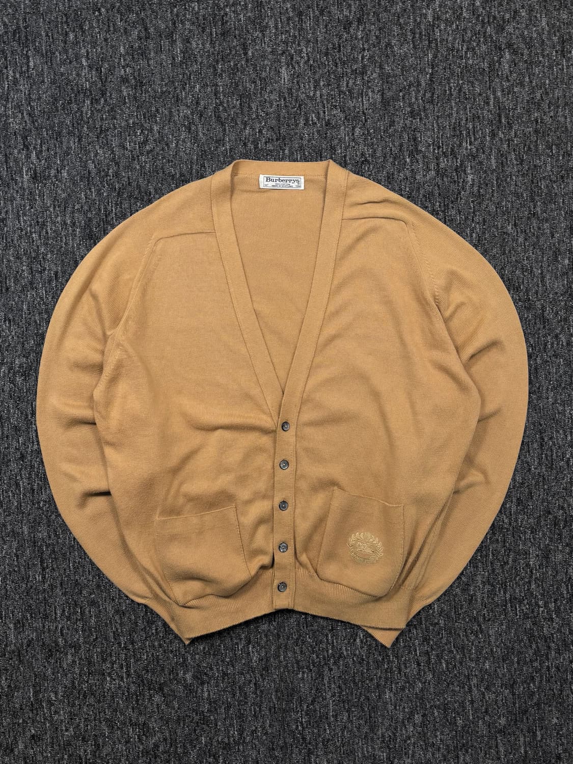 버버리 베이지 코튼 가디건 상품이미지3