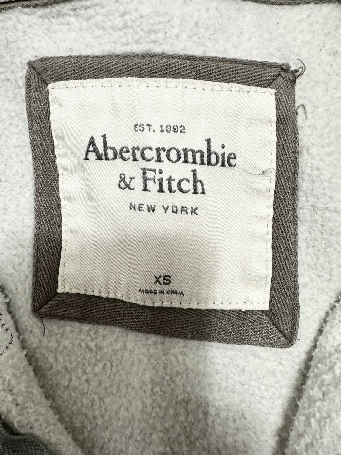 아베크롬비 딱붙 회색 후드집업 상품이미지5