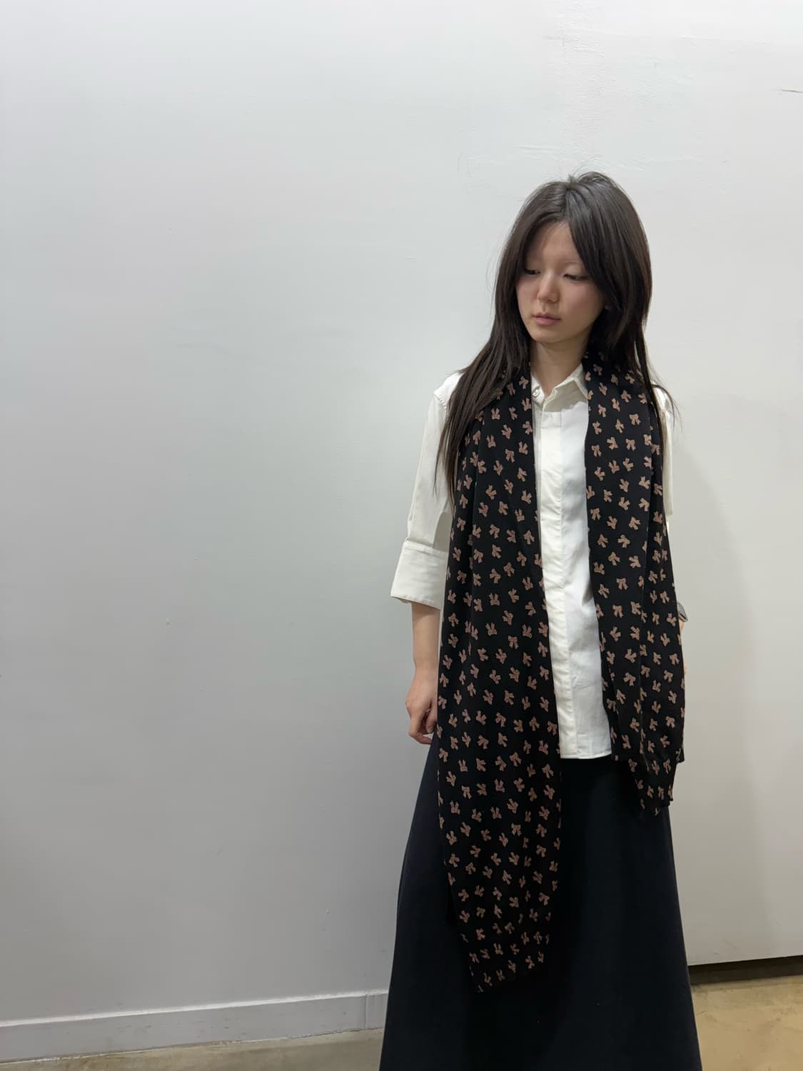 꼼데가르송 리본 패턴 숄&머플러 상품이미지6