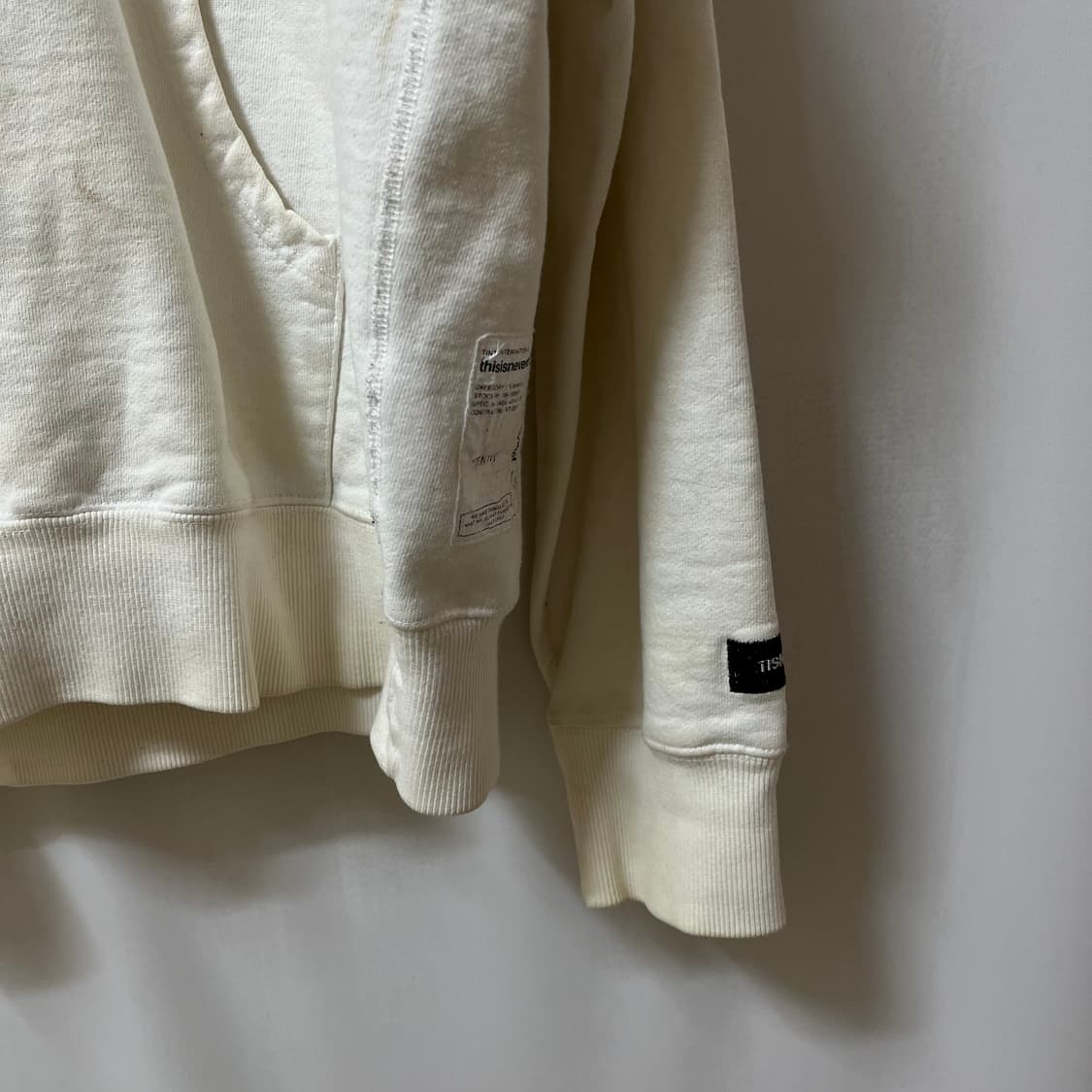 디스이즈네버댓 빅로고 후드티 L/100 상품이미지6