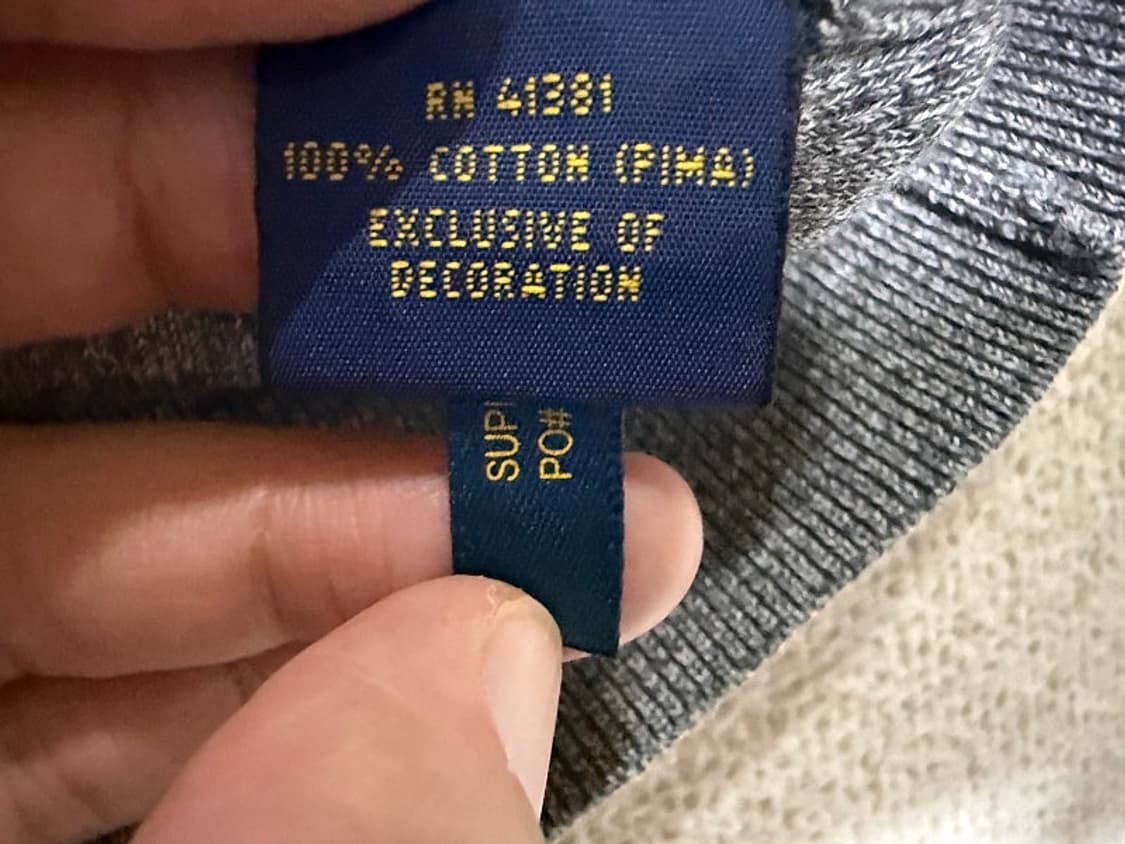 폴로 랄프로렌 니트 티셔츠 남성용 95사이즈 상품이미지4