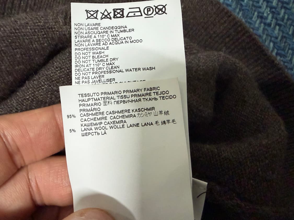 마르지엘라 브라운 캐시미어 니트 S 사이즈 (95-100) 상품이미지6