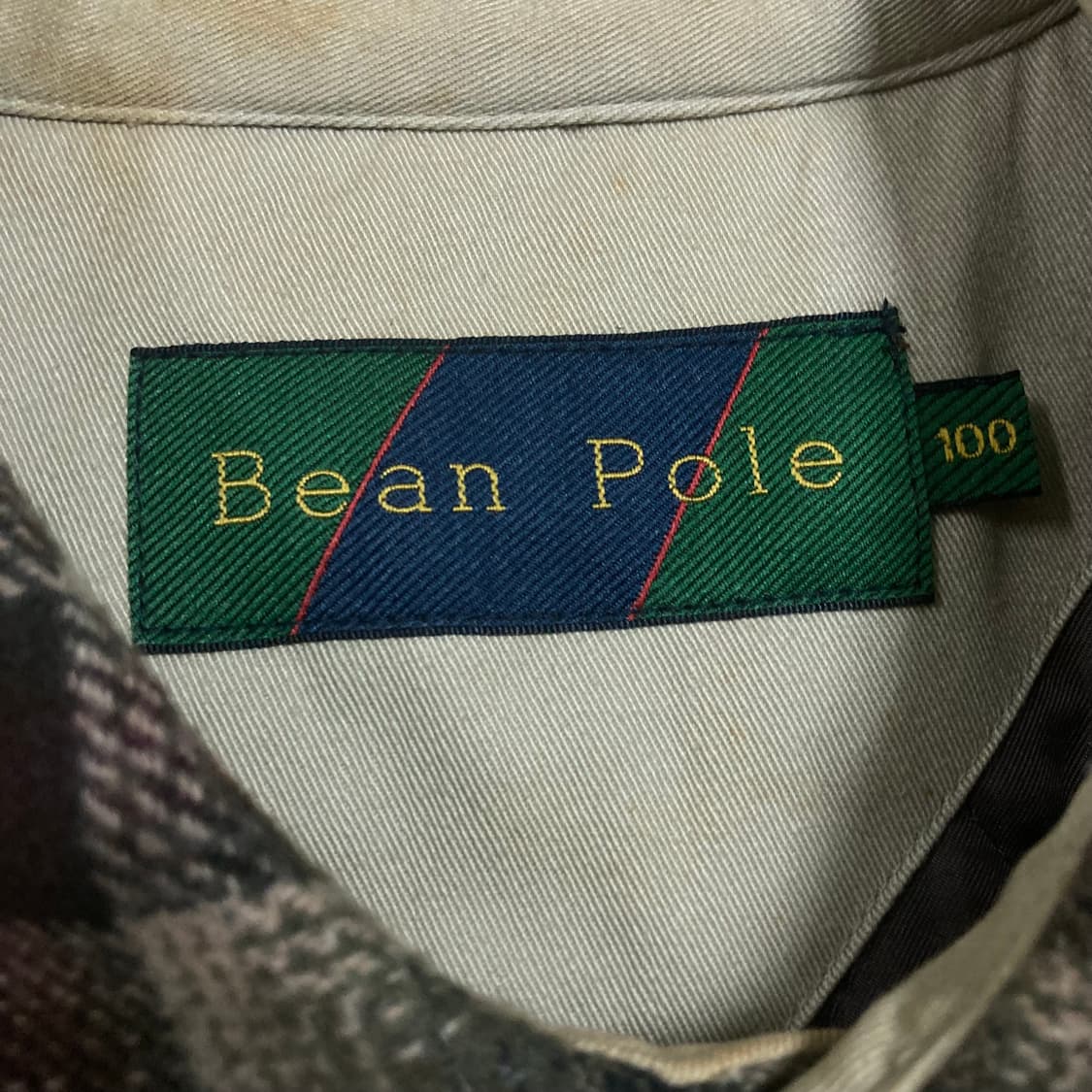 빈폴 체크 패턴 플란넬 셔츠 자켓 상품이미지3