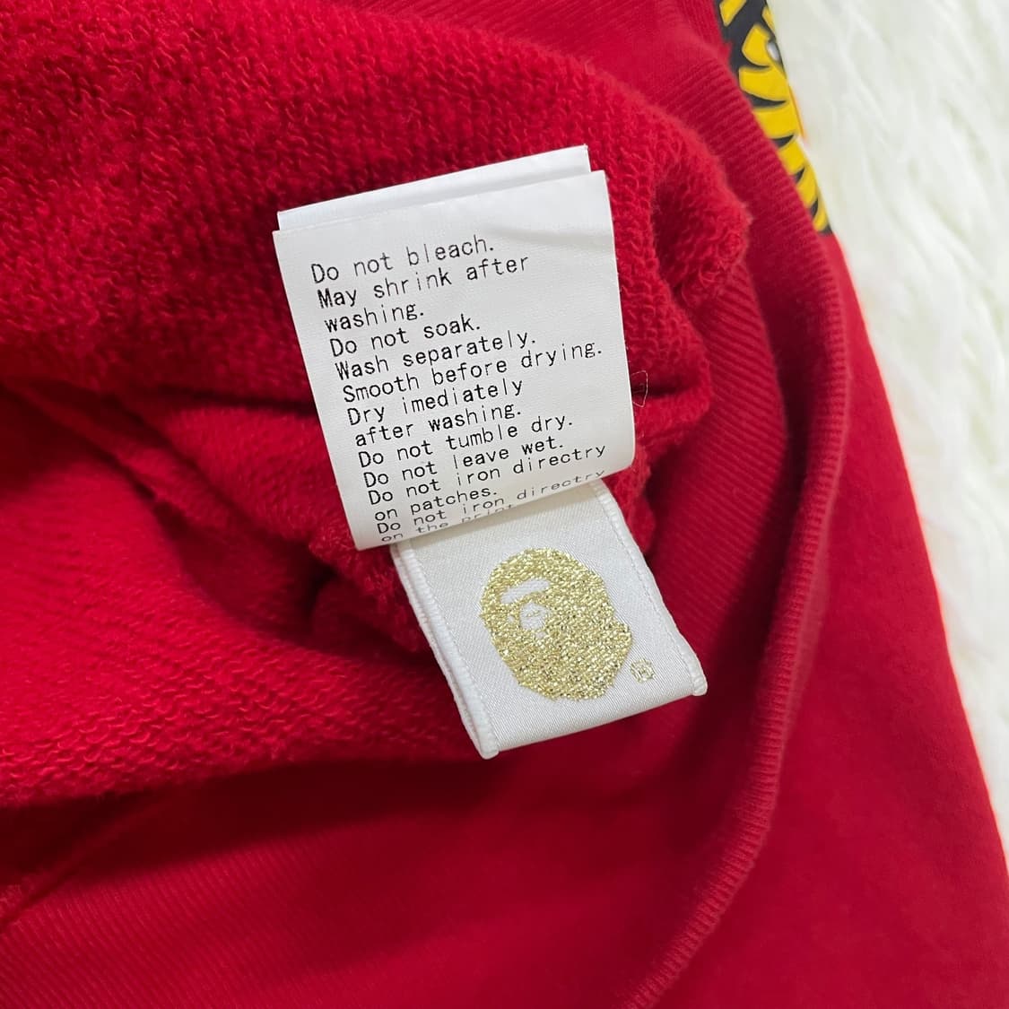 베이프 Bape 타이거 풀 후드집업 레드 상품이미지10