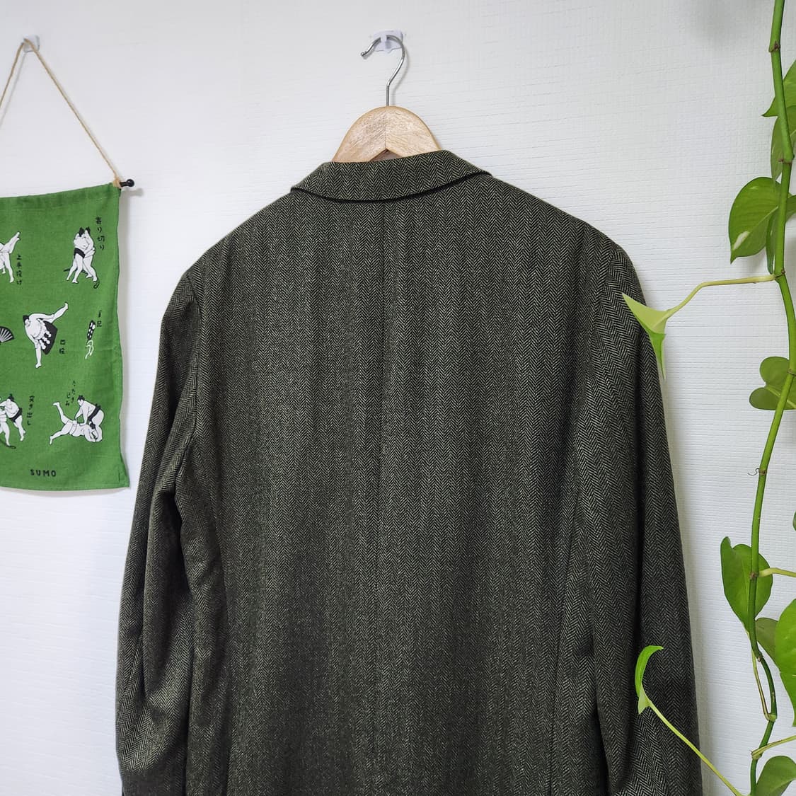 90s 폴 스튜어트 울 캐시미어 3버튼 스포츠 자켓(JAPANmade) 상품이미지6