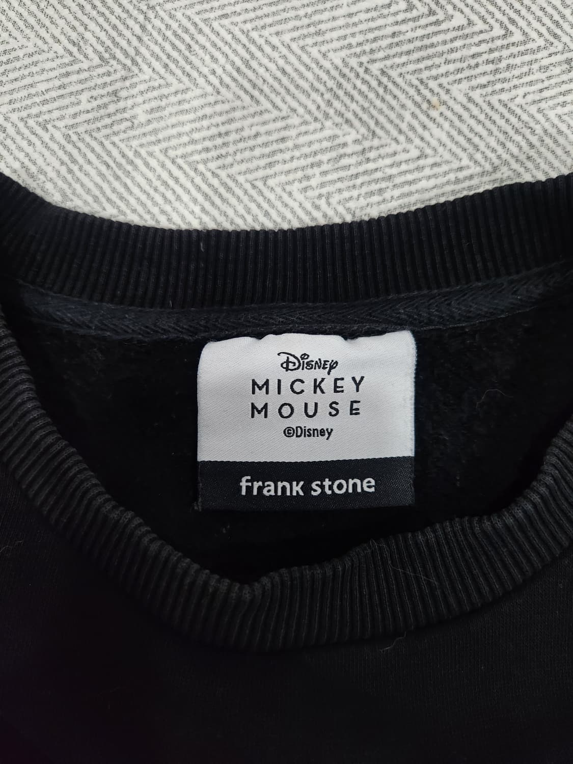 디즈니 미키마우스 X 프랭크스톤 콜라보 맨투맨 여성 90~95 오버핏 상품이미지5