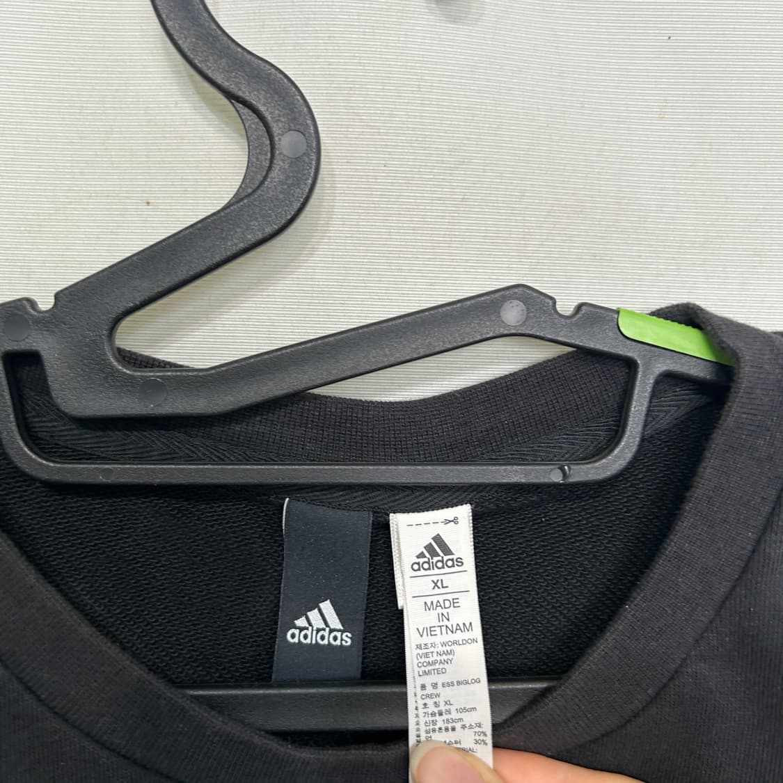 아디다스 남성 맨투맨 티셔츠 XL 상품이미지2