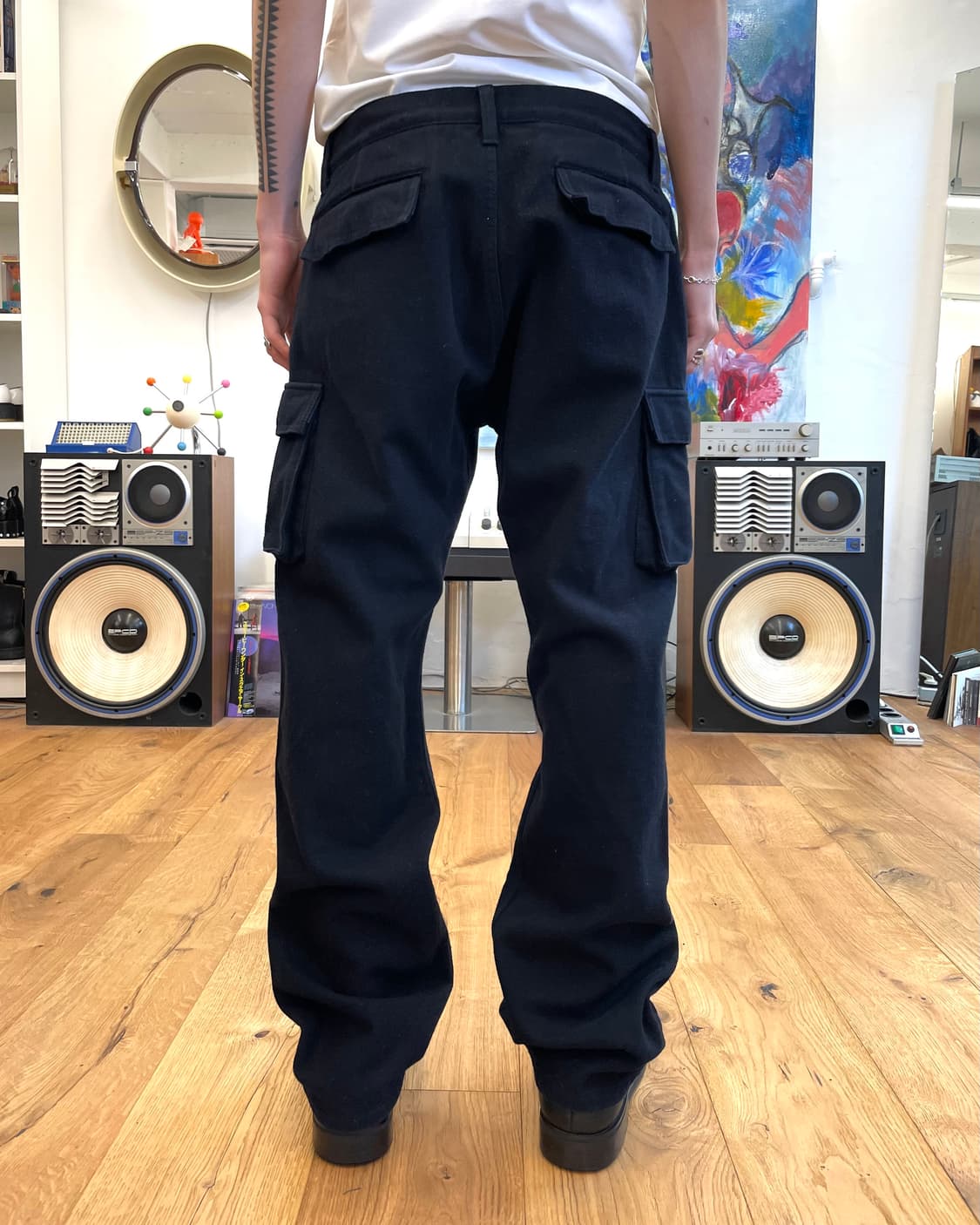 [S] 꼼데가르송 옴므 울 카고 팬츠 상품이미지2