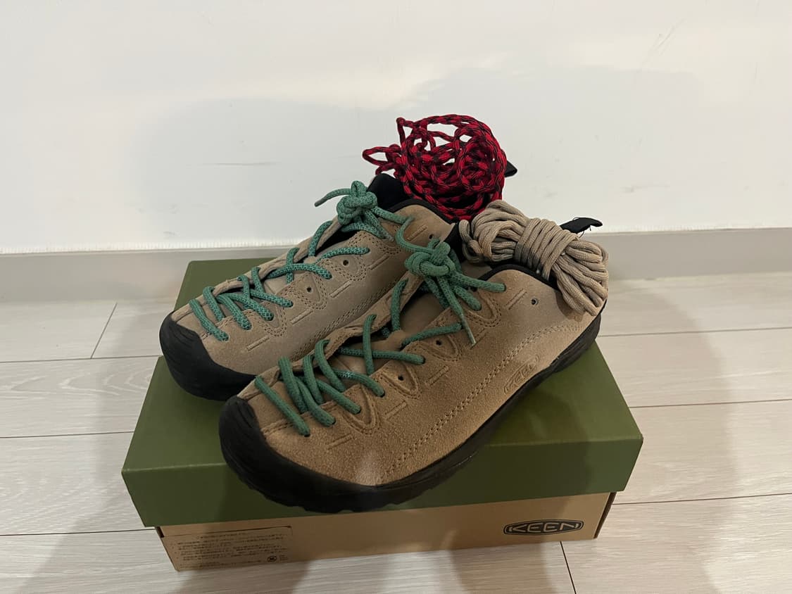 킨 재스퍼 스웨이드 스니커즈 실버 밍크 상품이미지2