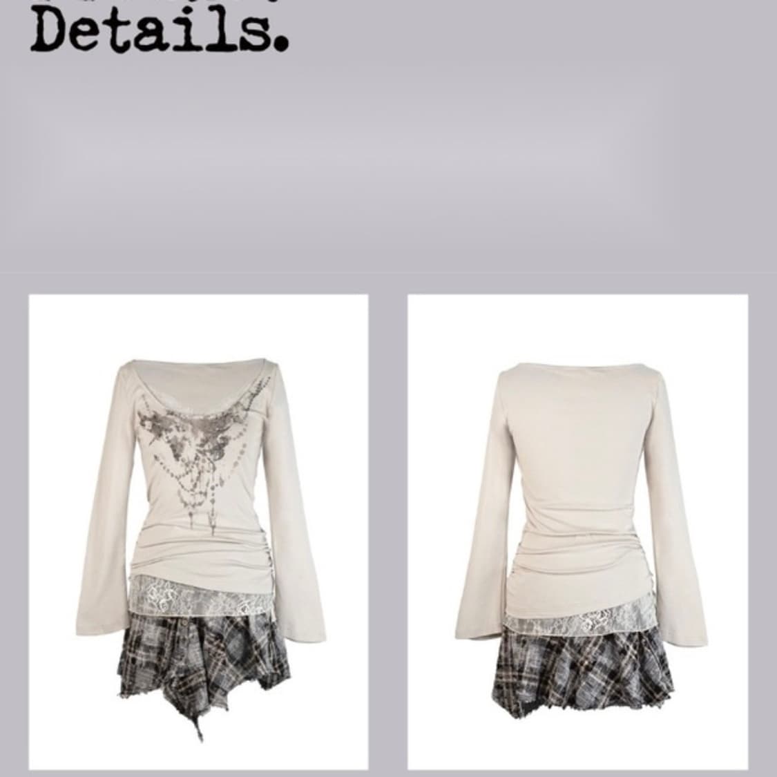 cor knit t-shirt skirt two-piece 상품이미지6