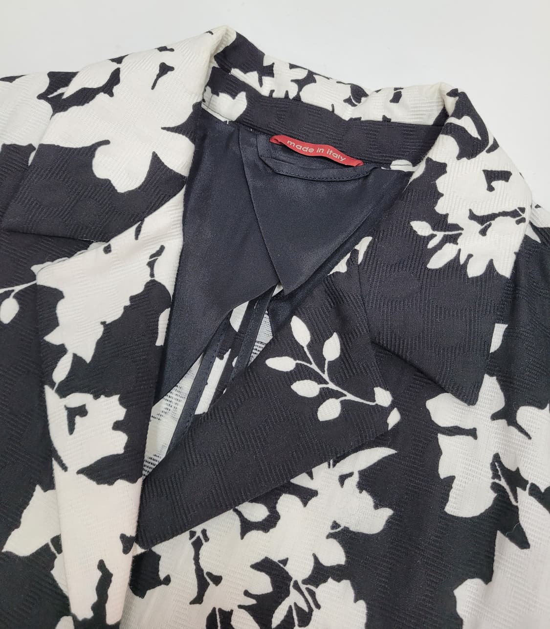 MaxMara 막스마라 플로럴 코튼 자켓 코트 / 여 85 (38) 블랙 상품이미지3