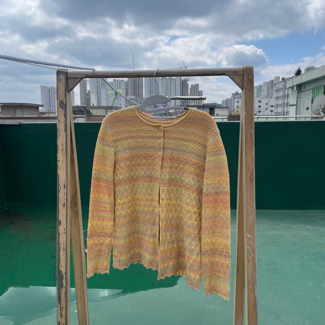 무지개떡 가디건 세트 상품이미지1