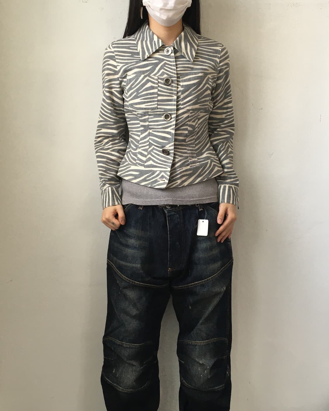 Zebra pattern jacket 상품이미지1