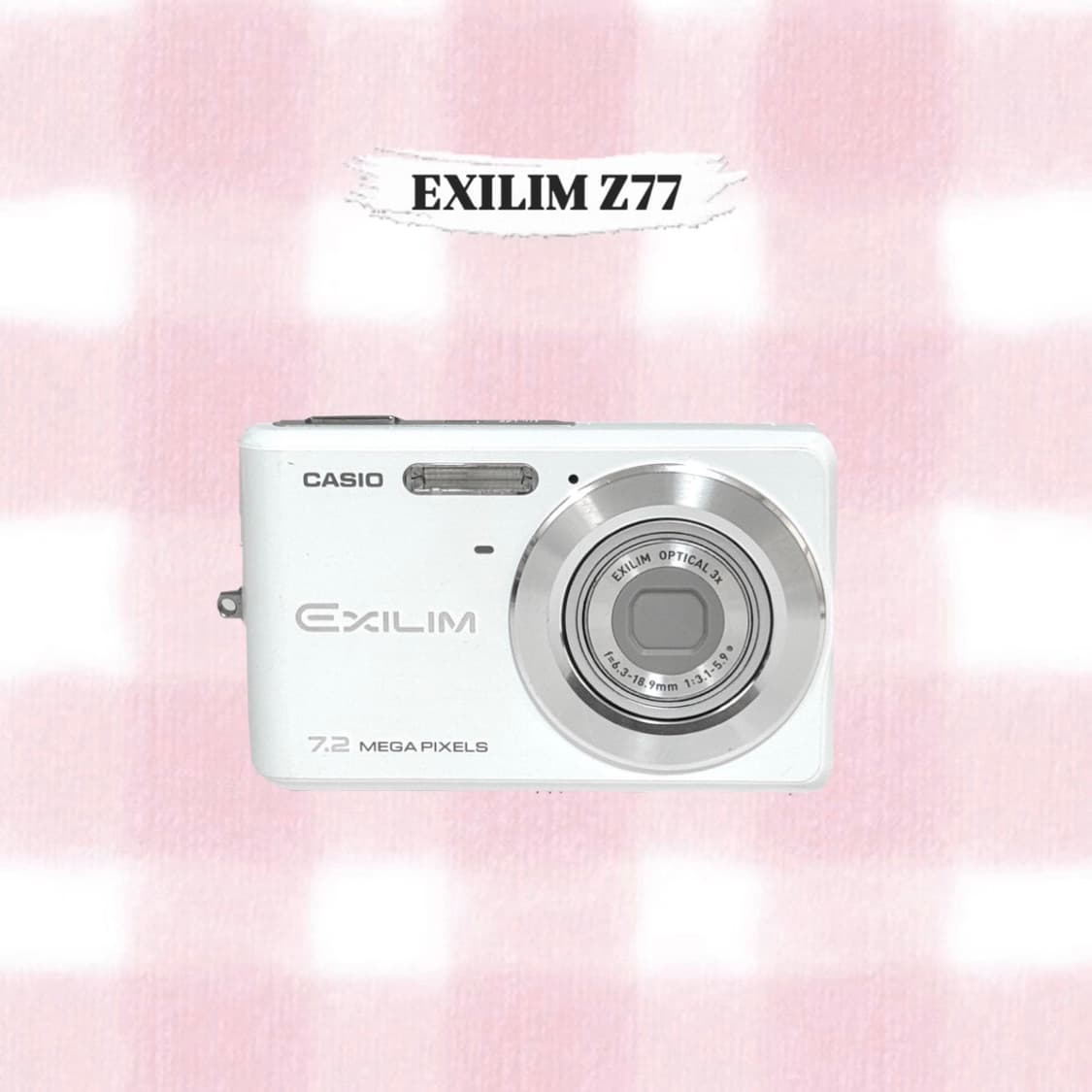 카시오 엑슬림 Z77 화이트 빈티지디카 상품이미지1