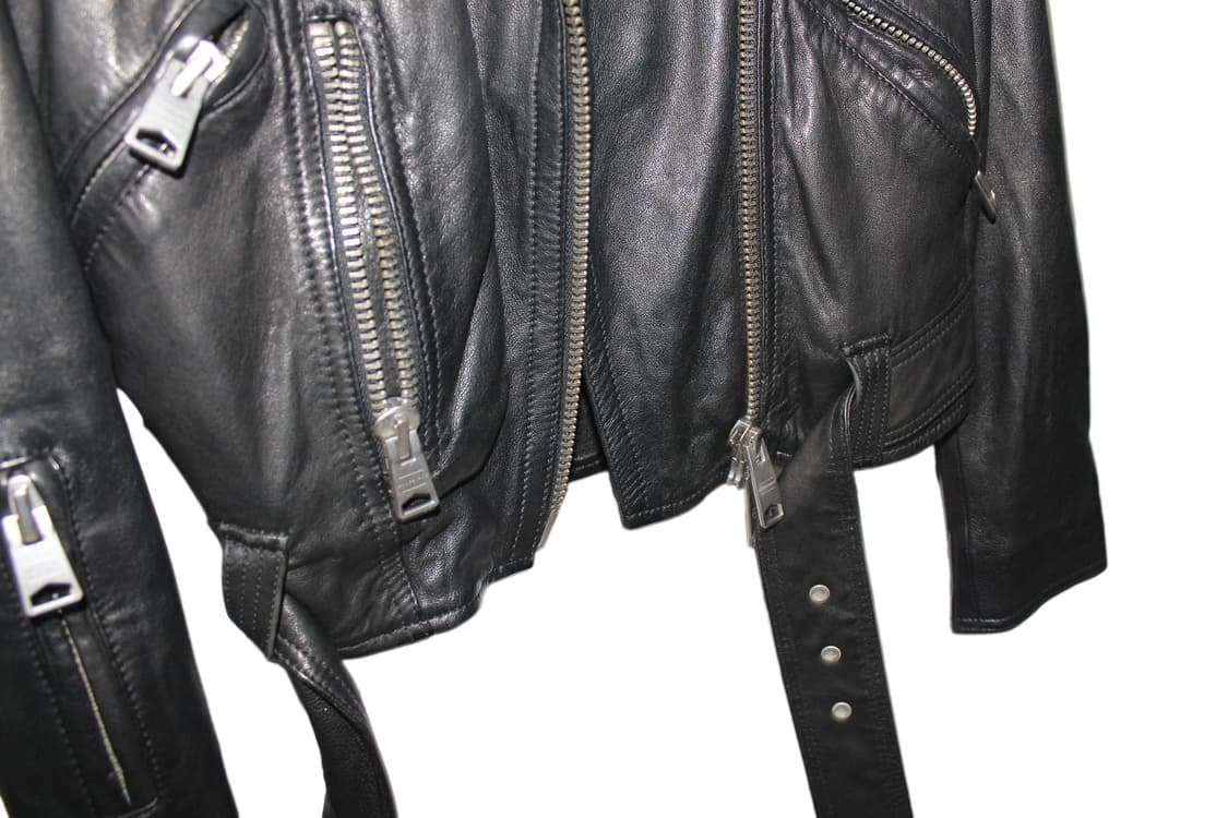 올세인츠 램스킨 레더 바이커 자켓 상품이미지4