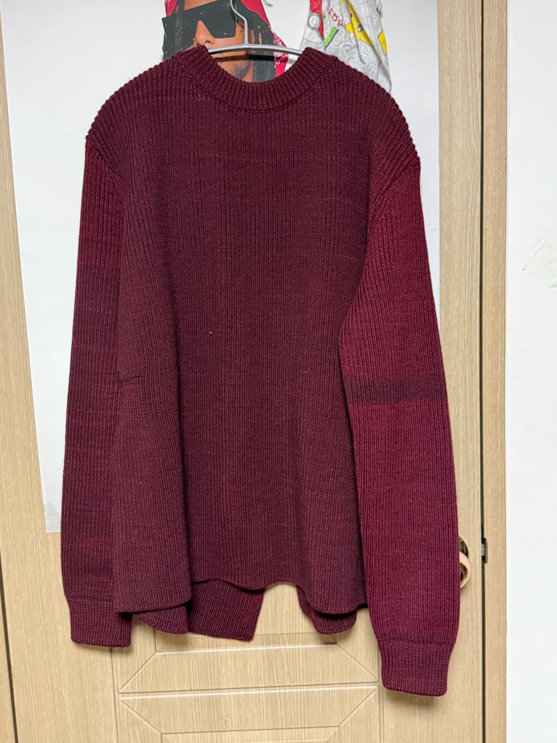 나마체코 3ply 니트 버건디 l 상품이미지3