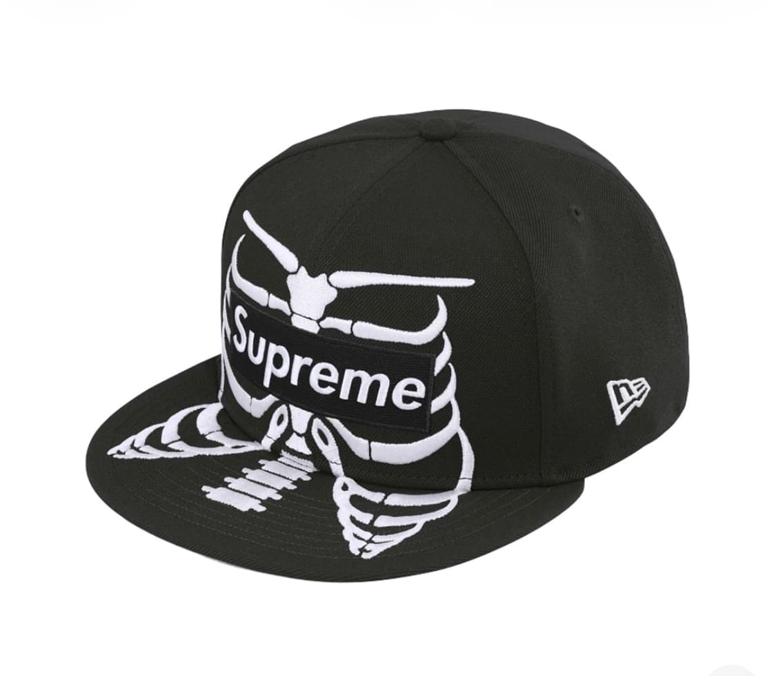 슈프림 본즈 박스로고 뉴에라 25ss 볼캡 캠프캡 상품이미지1