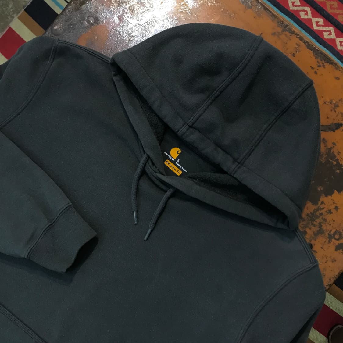 칼하트 차콜 그레이 기모 후디 후드티 남성 115 빅사이즈  상품이미지3