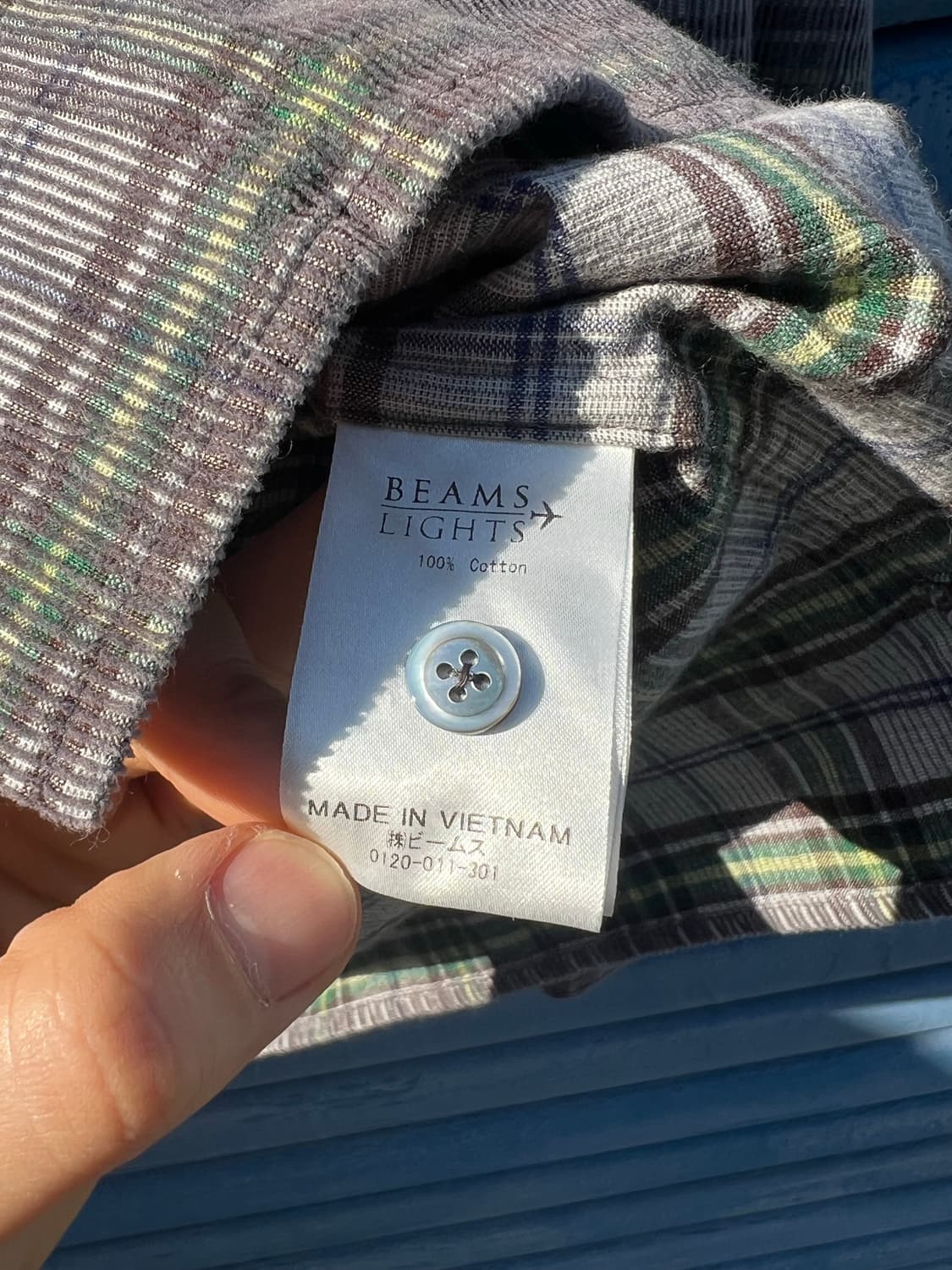 Beams Lights Muted Plaid Shirt 상품이미지4