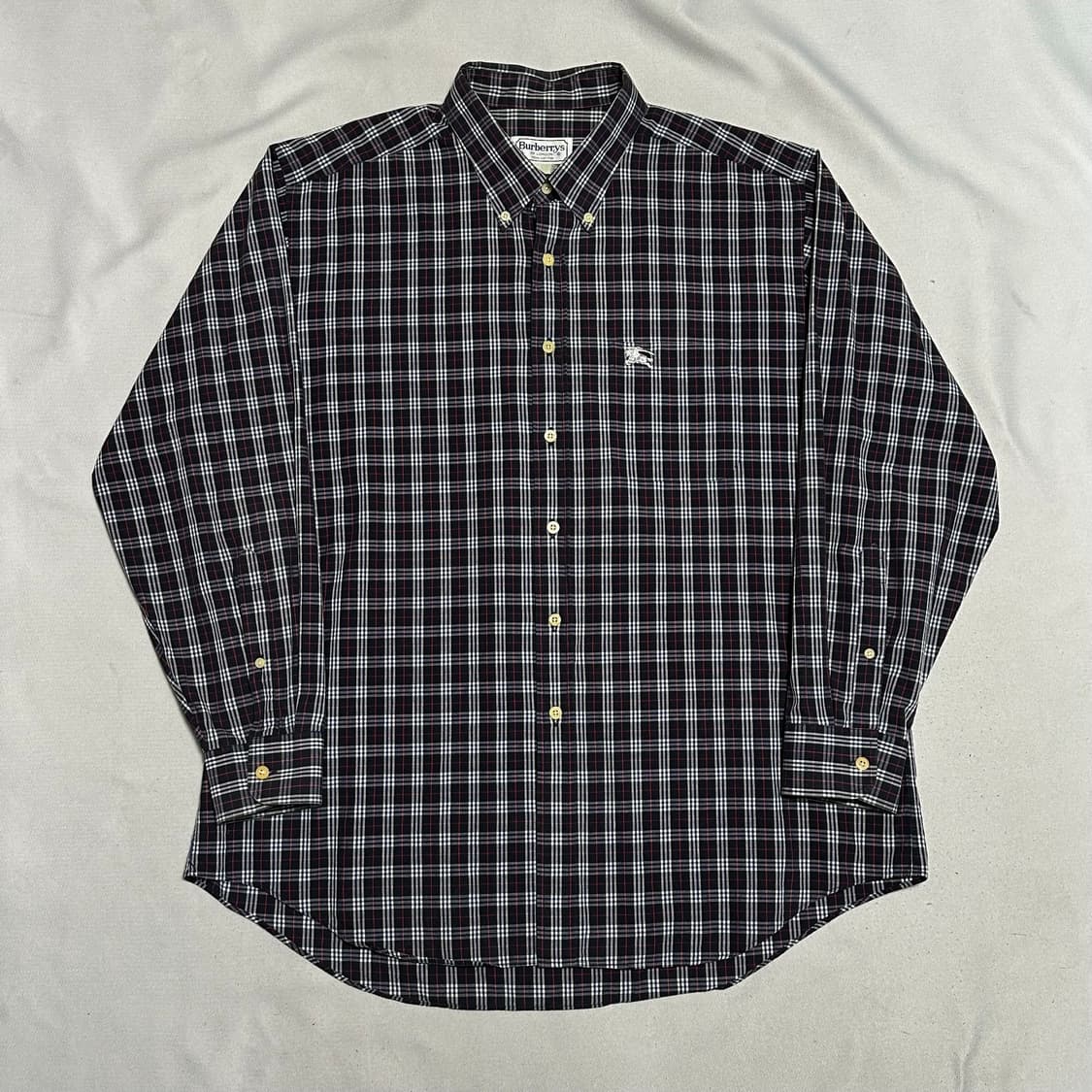 XL 버버리 네이비 노바체크 셔츠 상품이미지2