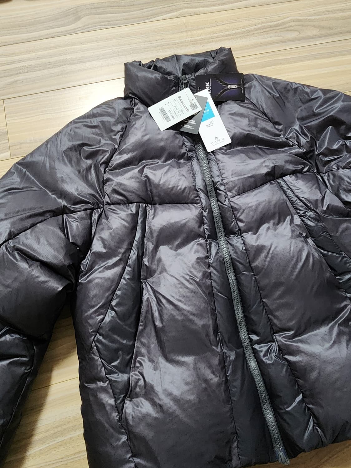 에잇세컨즈립스탑다운점퍼패딩L 상품이미지6