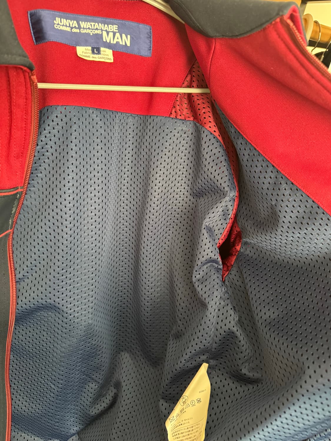 준야와타나베 17aw 레더믹스 트랙자켓 상품이미지3