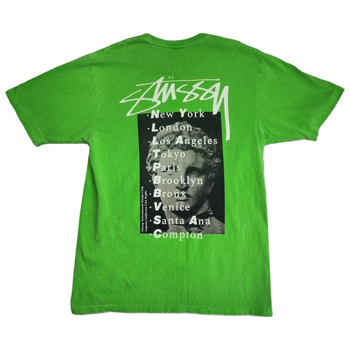 STUSSY 월드투어 반팔 티 M 상품이미지8