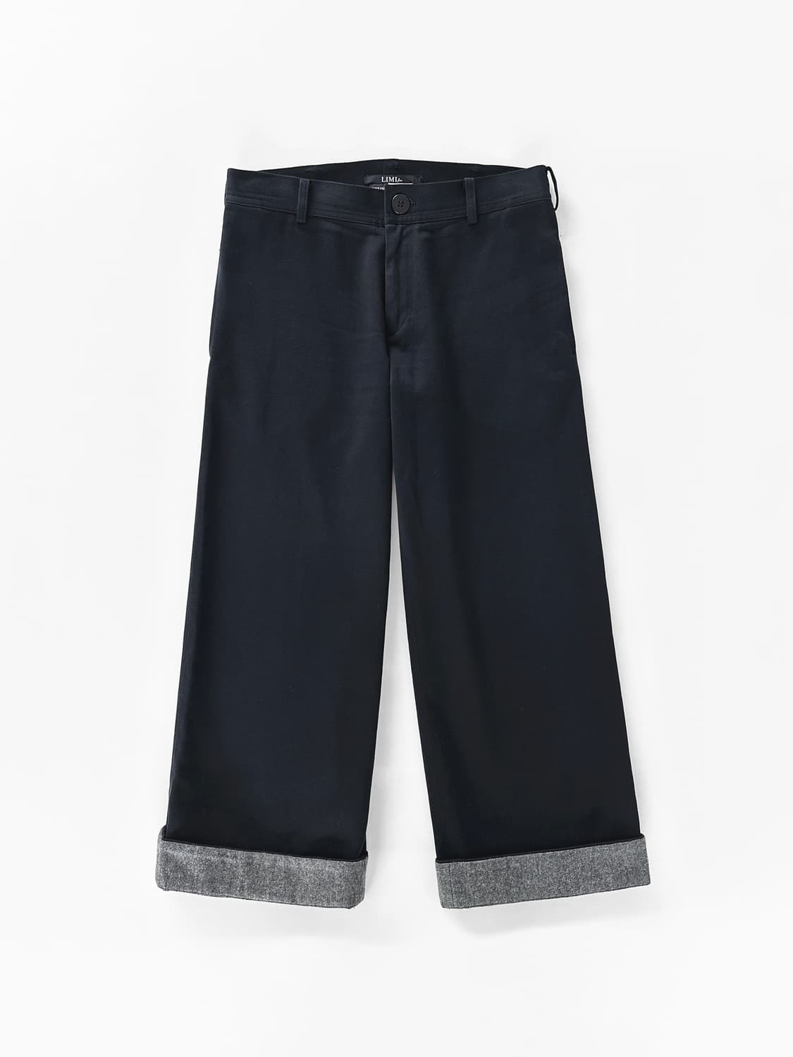 리미 푸 턴 업 헴 울 블랜드 팬츠 상품이미지3