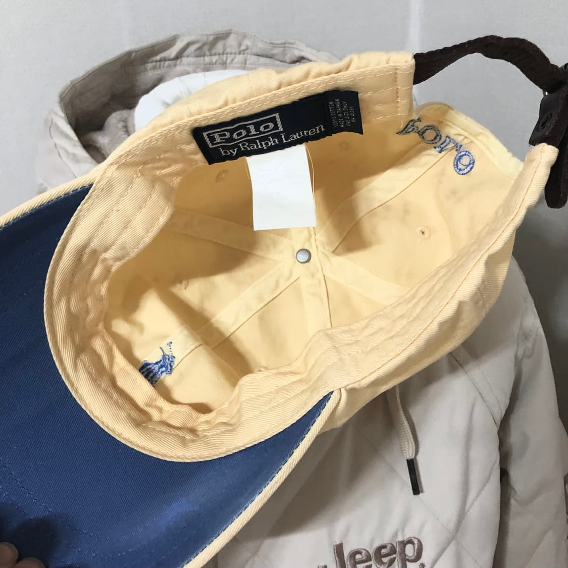 폴로 연노랑 캡  상품이미지3