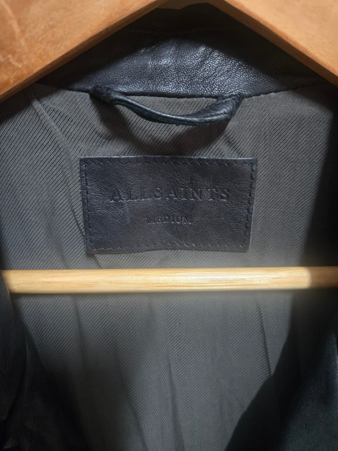 올세인츠 바이커 양가죽 자켓 M 100-105 상품이미지2