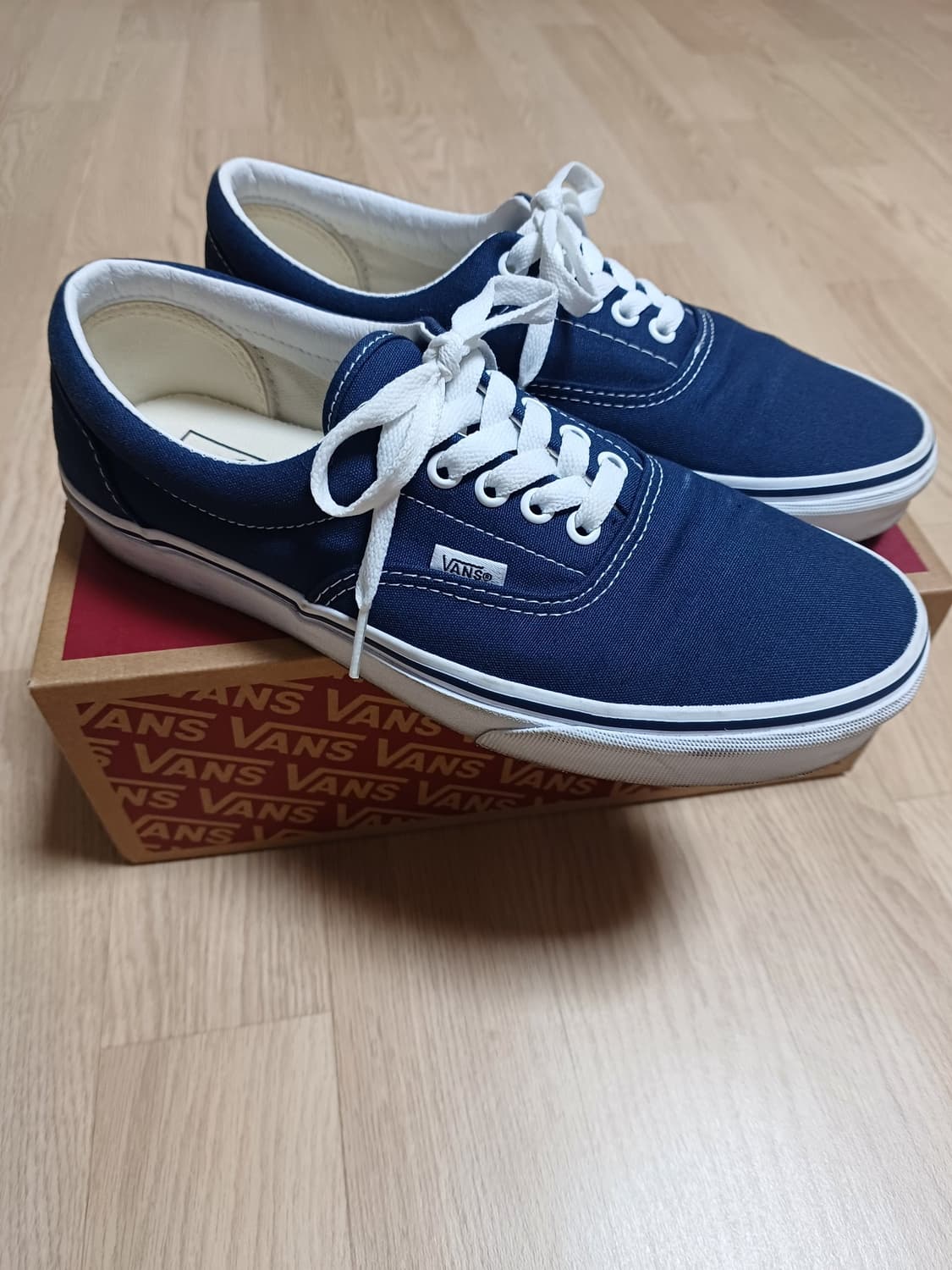반스 에라 270 네이비 스니커즈 신발 어센틱 Vans 캔버스 상품이미지3