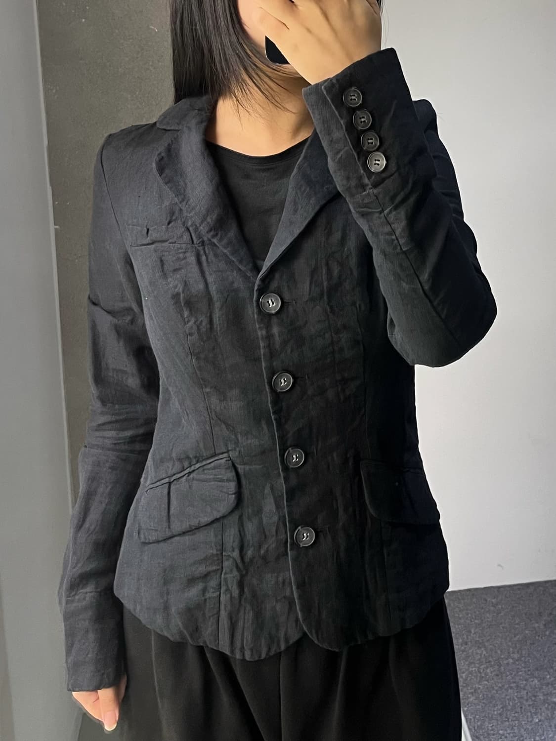 올세인츠 린넨 블레이저 상품이미지2