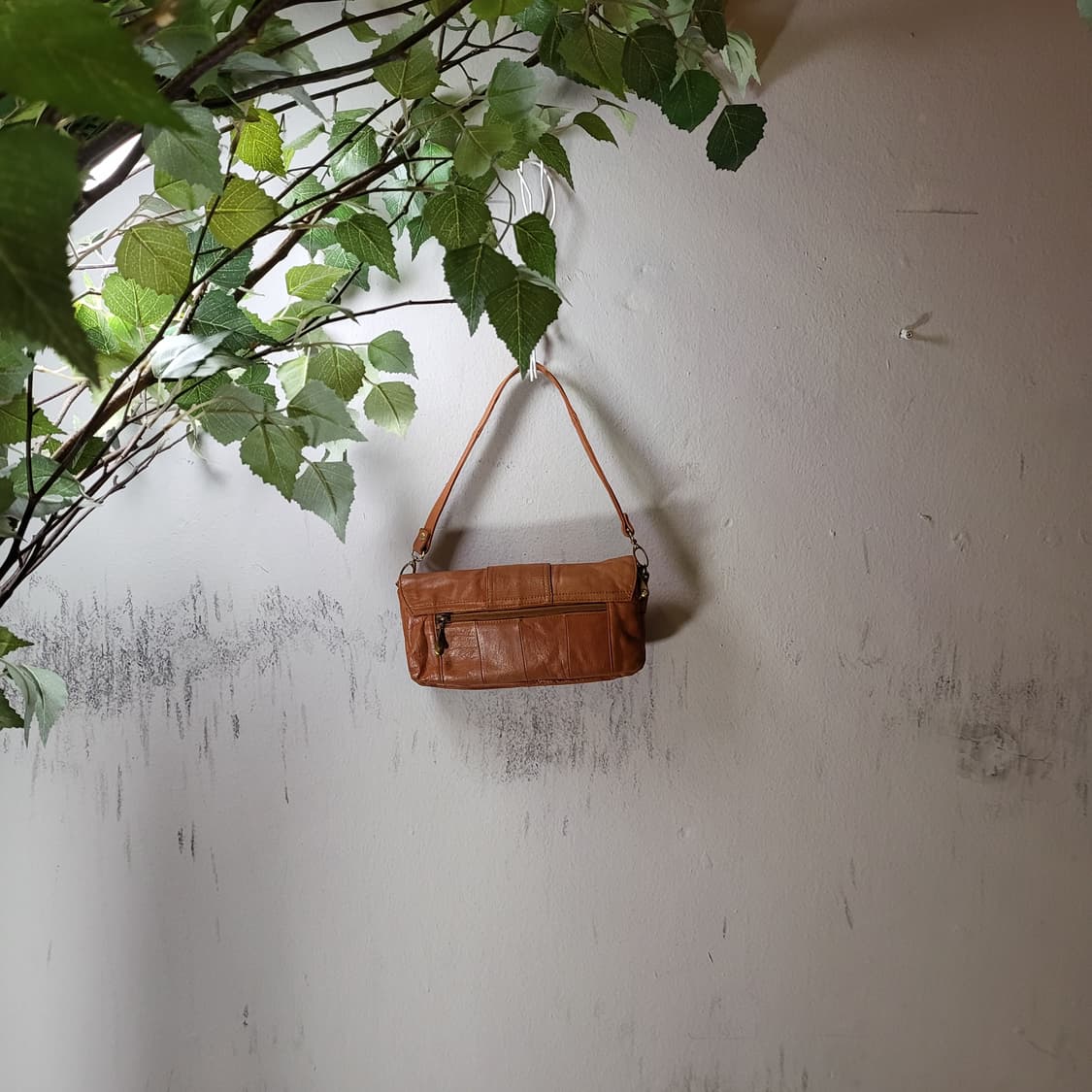 LUOWANG 올 레더 빈티지 토트백 상품이미지5