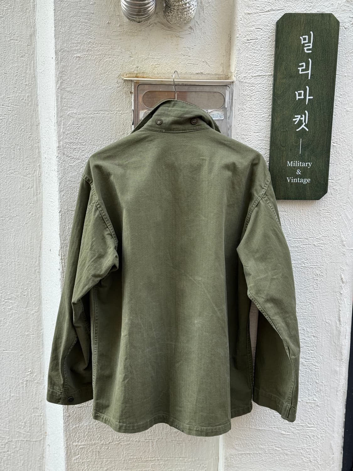 40s 미군 오리지널 M43 셔츠 (42R) 상품이미지7