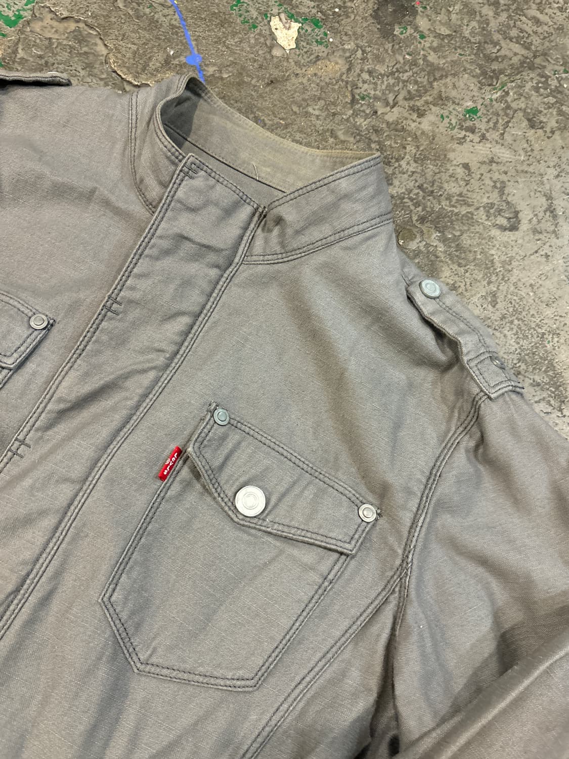 리바이스 그레이 밀리터리 자켓 상품이미지8