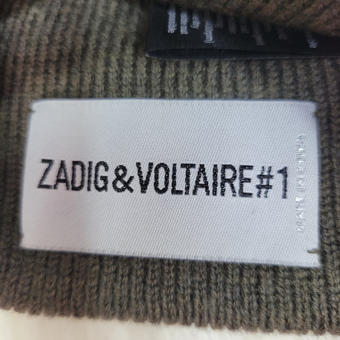ZADIG & VOLTAIRE 쟈딕앤볼테르 울 비니 남여공용 새상품급 상품이미지8