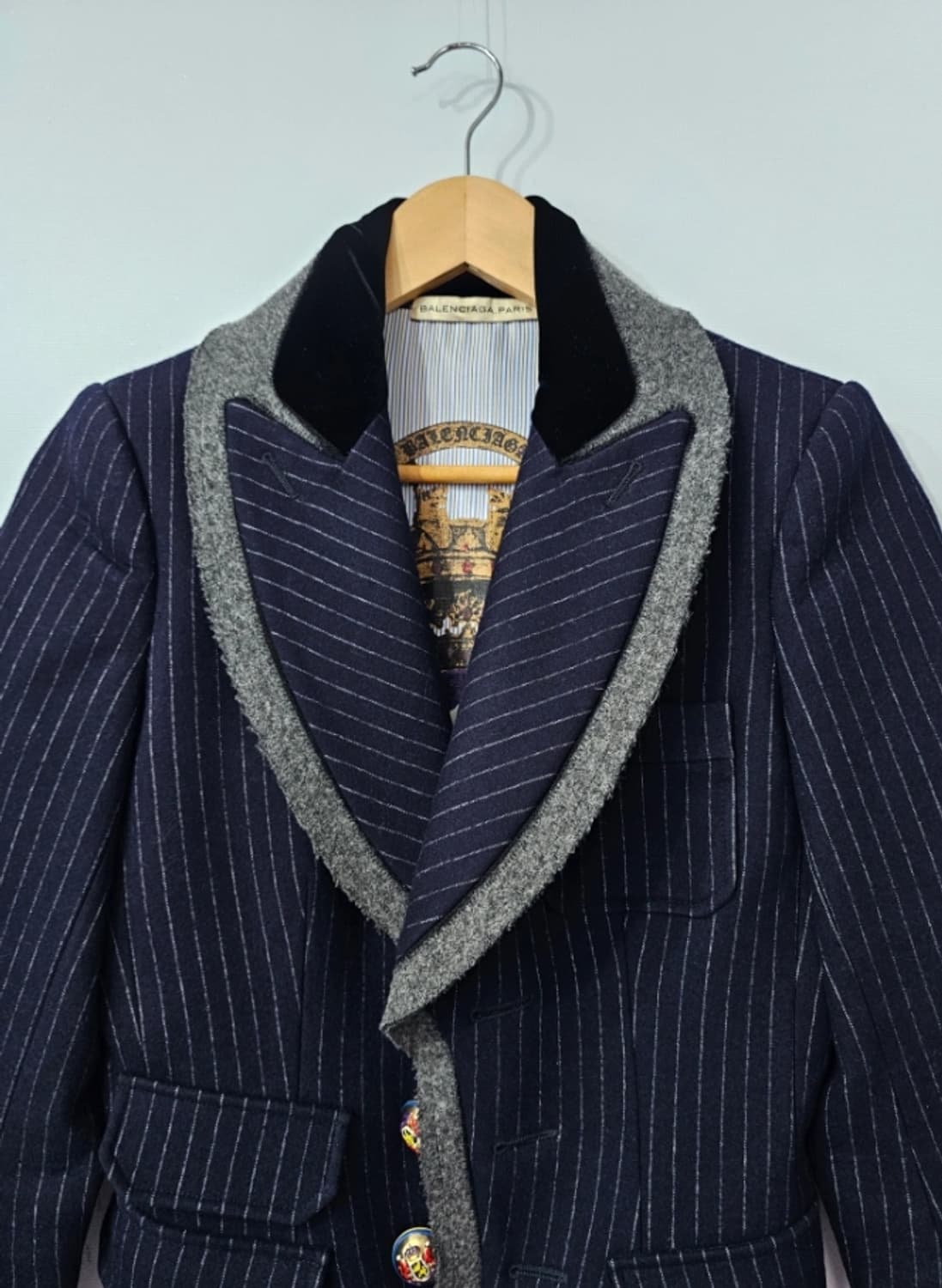 발렌시아가 스트라이프 자켓 44 상품이미지3